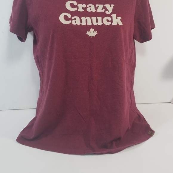 ROOTS Red "Crazy Canuck" T-Shirt - Picture 5 of 7